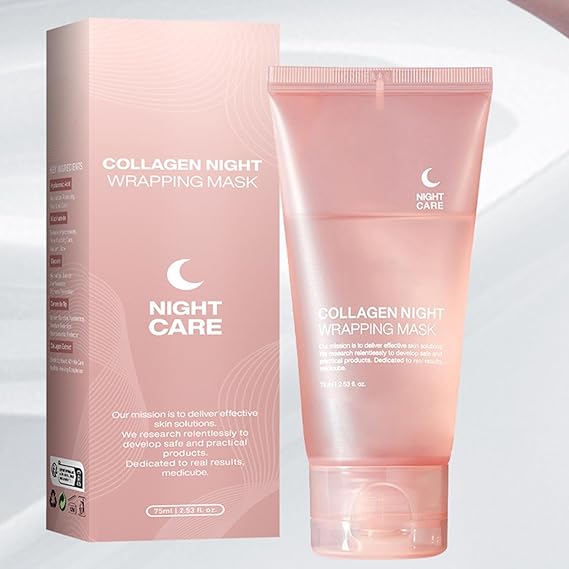 Mascara Facial Collagen Night Wrapping Mask